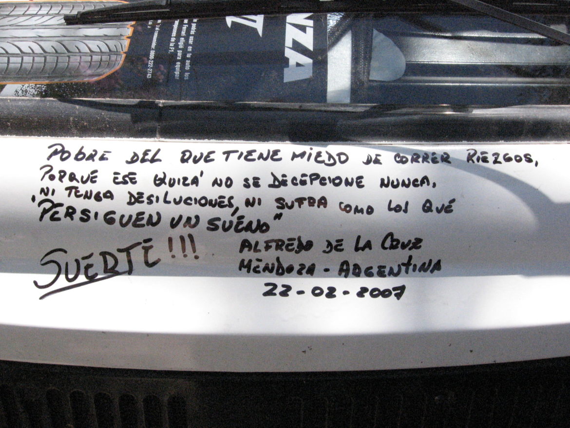 Primer mensaje en la Gorda (Alfredo)